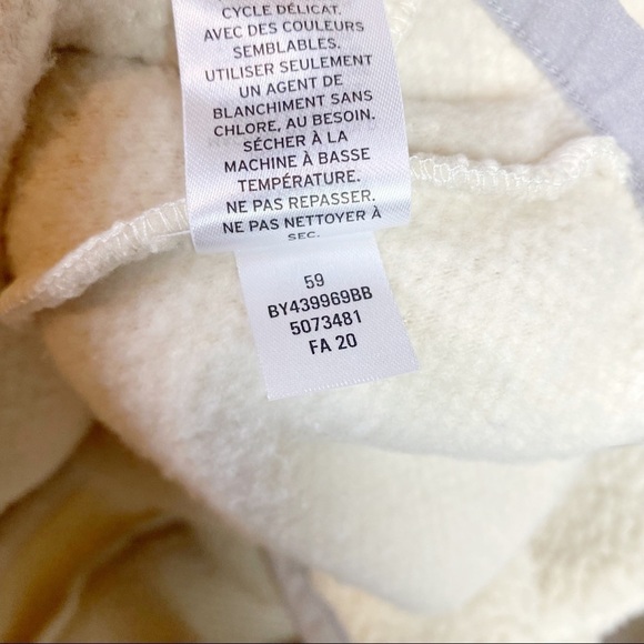 NEW Treasure & Bond Boys Fleece Baseball Style Jacket In Ivory Shadow Size XXL - Picture 11 of 11